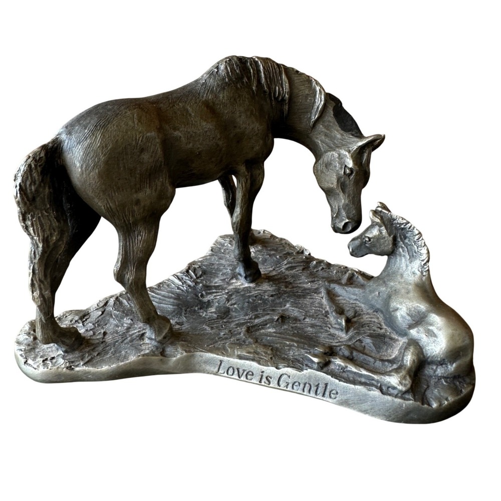 Miriam Rieker Hallmark Gallery Love Gentle Pewter Horse Sculpture Figurine